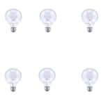 Sylvania 40-Watt Incandescent G25 Clear Globe Light Bulb (6-Pack) 14191.0