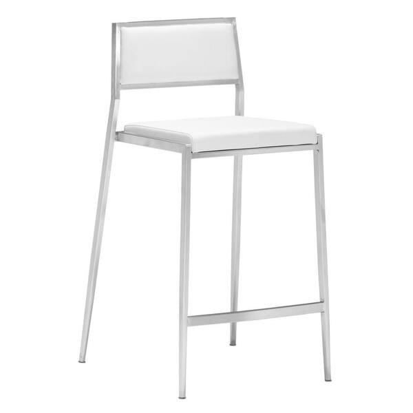 ZUO Dolemite Counter Chair White