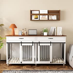 TV Stand Dog Crate  Custom Dog Kennel TV Stand