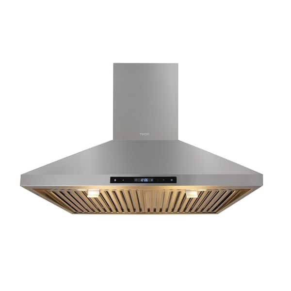 Thor Kitchen 30 in. Wall Mount LED Light Range Hood in Stainless Steel