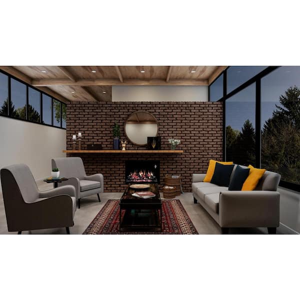 36 in. x 48 in. V-2500 Series Bronze Exterior/White Interior FiniShield Vinyl Picture Window w/ Low-E 366 Glass