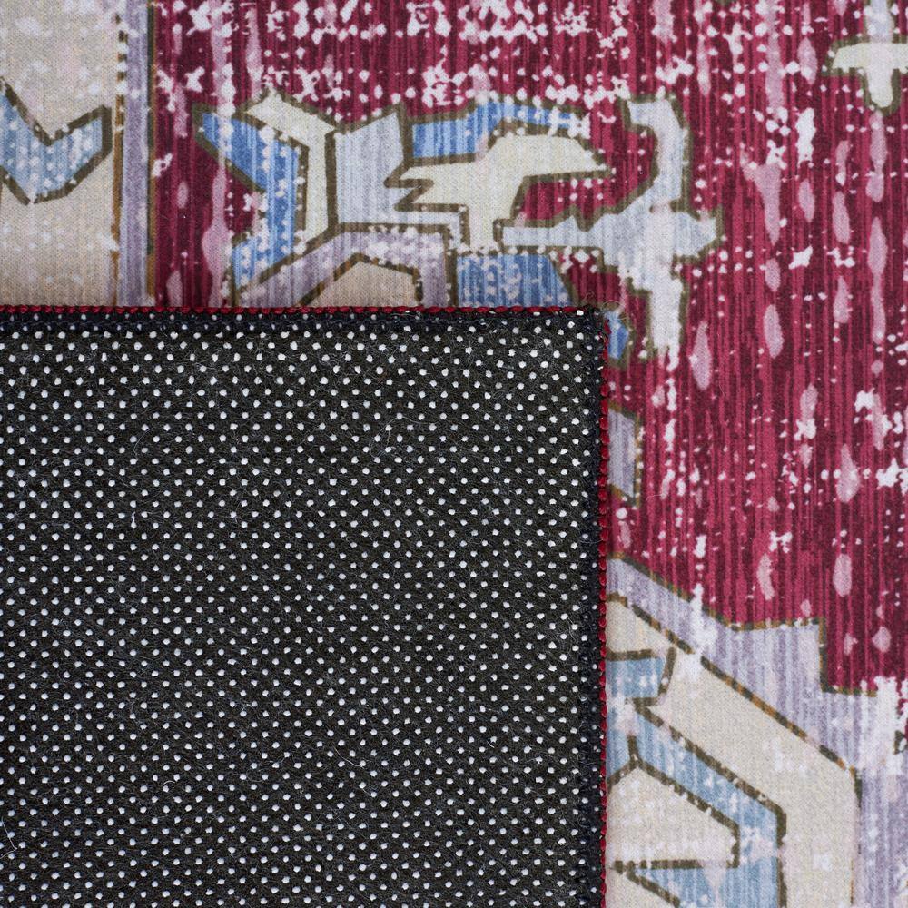 Eco-Friendly Easy-Care Synthetic Square Area Rug - Gray 6' x 6'