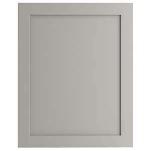 Gray 23.75 x 30 x 0.63 in. Decorative Base End Panel