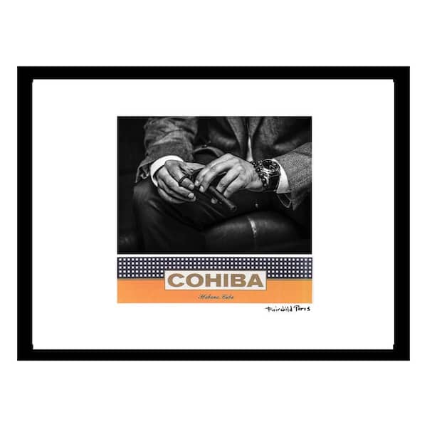 VENICE BEACH Collections Every Man Strives to be a Cigars Man by Fairchild Paris Framed Graphic Print Abstract Poster Art Print 18 in. x 14 in.