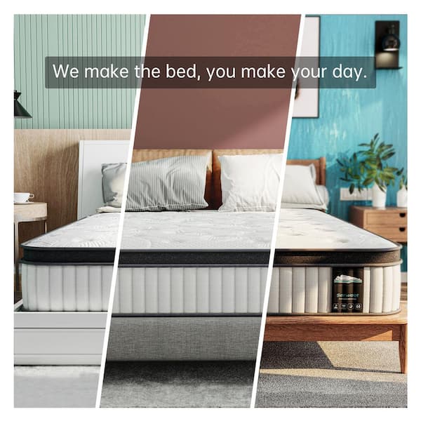 Full Medium Firm Memory Foam 10 in. Bed-in-a-Box Mattress