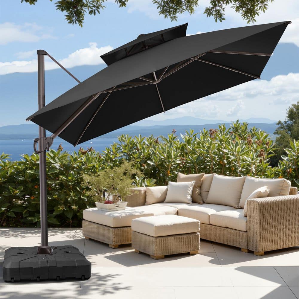 9 ft patio umbrella 9ft Motorized Market Umbrella w/ Base, Beige 9FT Patio Umbrella with in guide slots color-red Color:A20-CHOICEDDC_CD-1