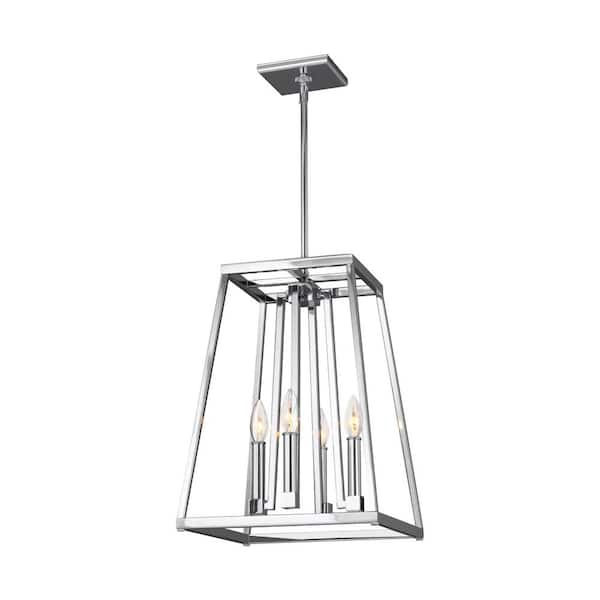 Generation Lighting Conant 4-Light Chrome Pendant