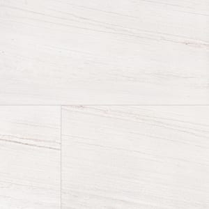 Malahari White 24 in. x 48 in. Lapato Porcelain Floor and Wall Tile (15.71 sq. ft./Case)