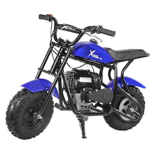 Pro-Edition Blue Mini Trail Dirt Bike 40cc 4-Stroke Kids Pit Off-Road Motorcycle Pocket Bike