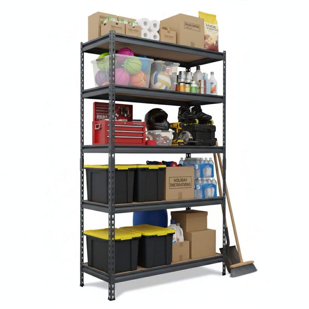 AR SHELVING Pro Series 5-Tier Steel Garage Storage Shelving Unit