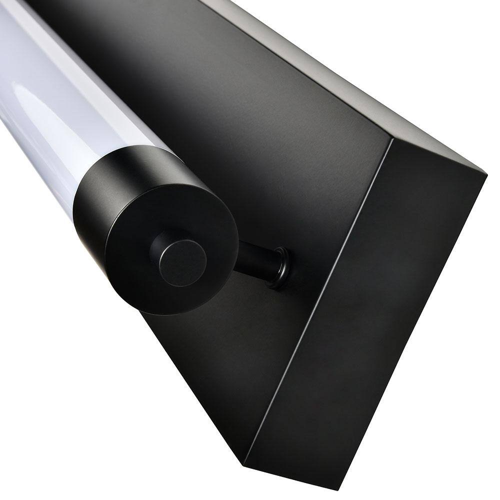 Procyon Sleek 24" Black Integrated LED Bathroom Wall Light