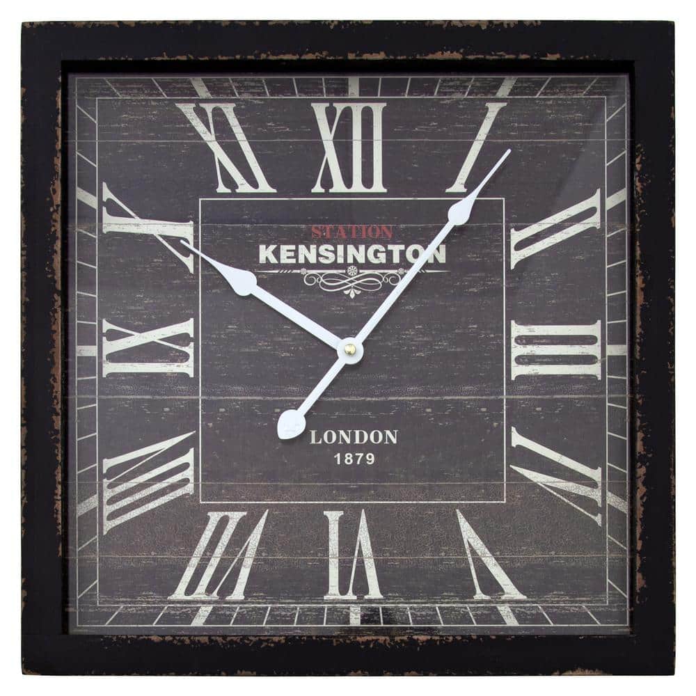 Reviews for Yosemite Home Decor 16 in. Square MDF Wall Clock in