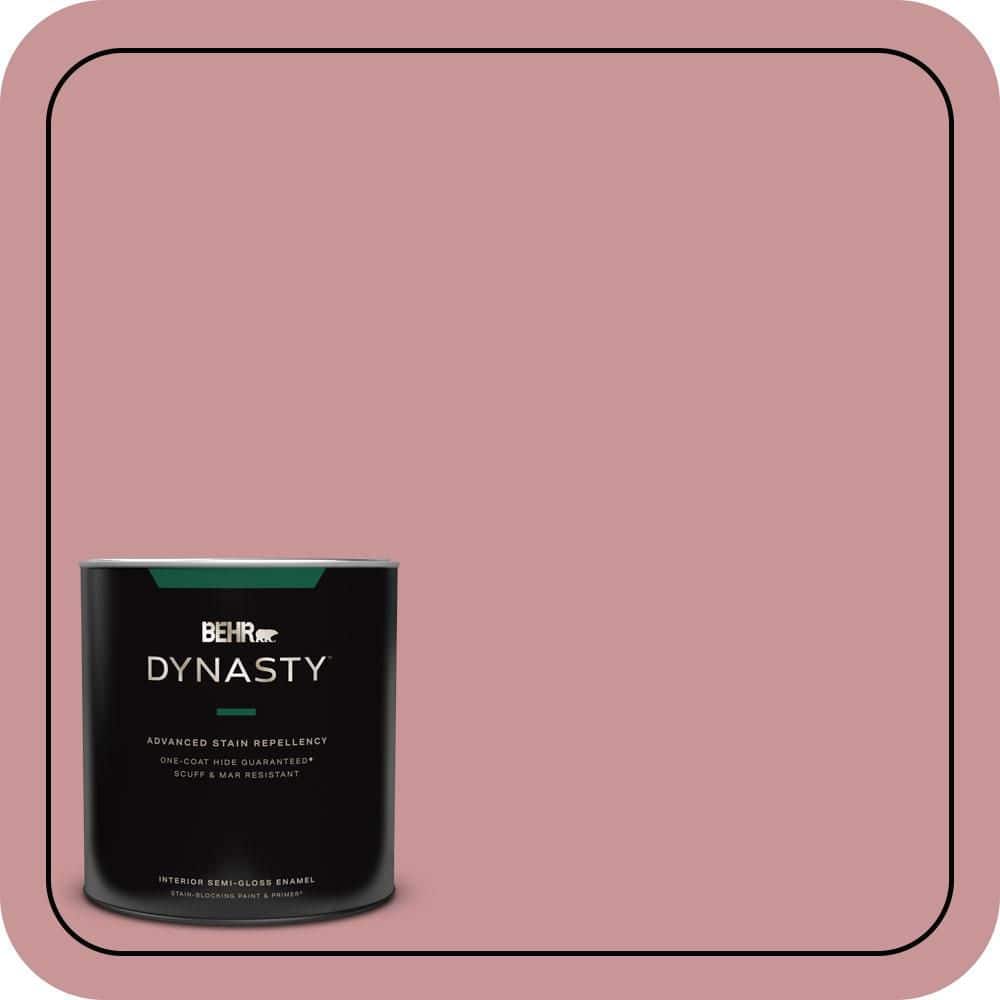 1 qt. #S140-4A Dusty Rose Semi-Gloss Enamel Interior Stain-Blocking Paint and Primer price history on PriceWatchPro