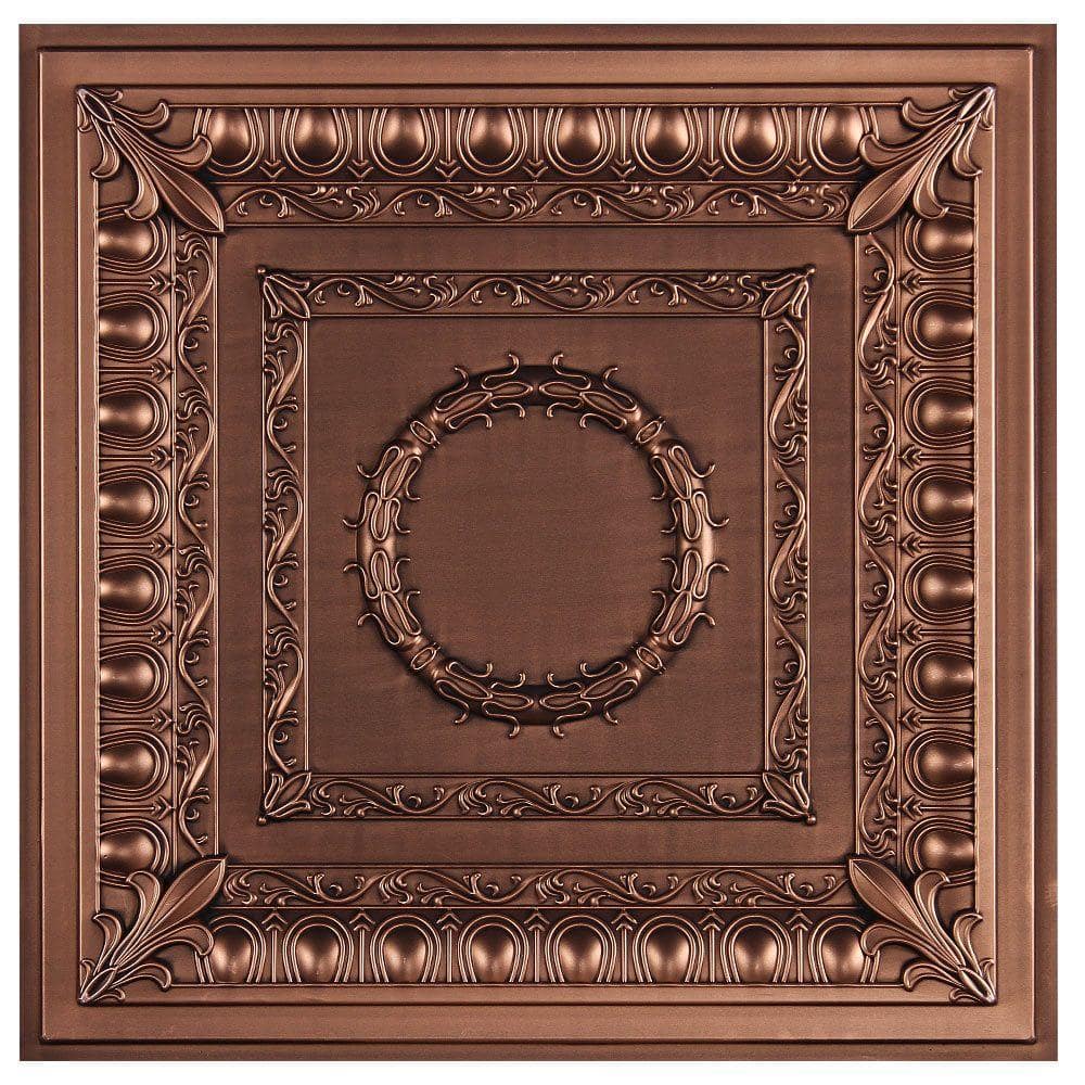 Antique Bronze Udecor Drop Ceiling Tiles Ct 1095 Sxgtj 64 1000 