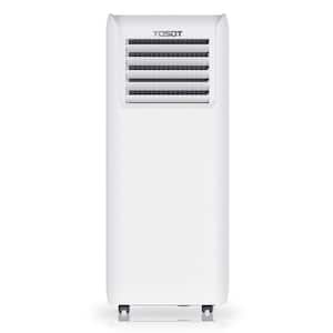 6,000 BTU Portable Air Conditioner Cools 300 Sq. Ft. with Dehumidifier and Fan in White
