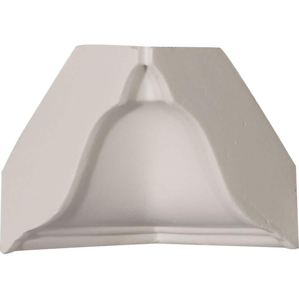 White Polyurethane Crown Moulding Inside Corner Block