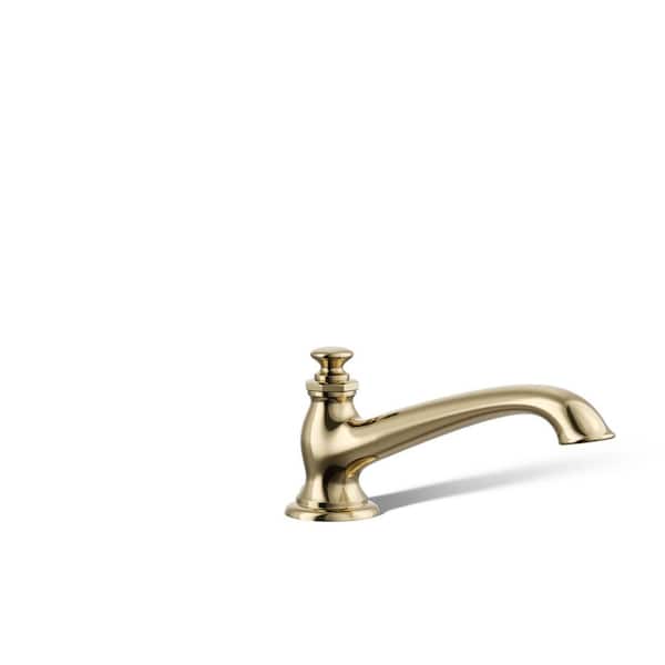 KOHLER Artifacts Deck-Mount Bath Spout With Flare Design, Vibrant French Gold