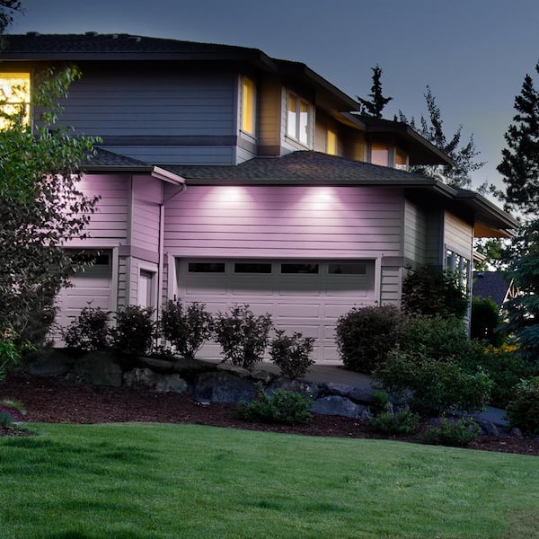 40-Watt Bronze Dusk to Dawn Photocell Sensor Security Outdoor Integrated LED Flood Light w/ Adjustable Dual Head 6-Pack