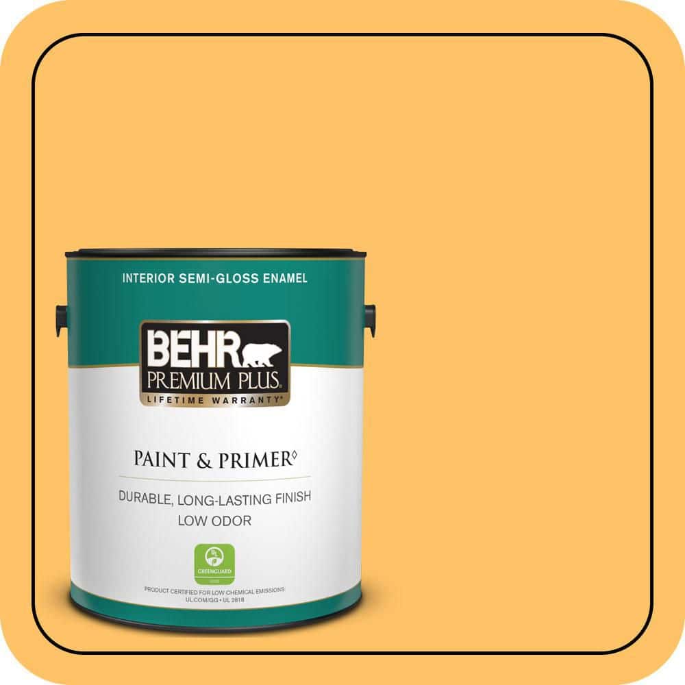 1 gal. #PPU6-06 Honey Locust Semi-Gloss Enamel Low Odor Interior Paint & Primer price history on PriceWatchPro