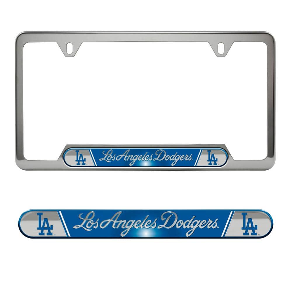 FANMATS Los Angeles Dodgers Embossed License Plate Frame 6.25in x 12