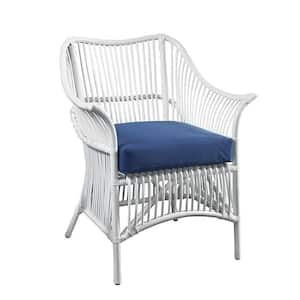 Palm White Occasional Chair
