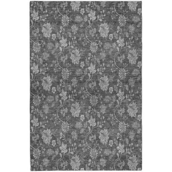 Dream Shag Premium Machine Washable Abstract ADS680 Gray 10 ft. x 14 ft. Area Rug