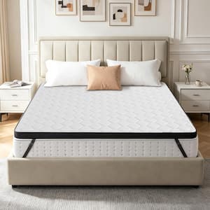 3 Inch King size Gel Memory Foam Mattress Topper,Reversible Mattress Topper,Extra Firm,Double-sided