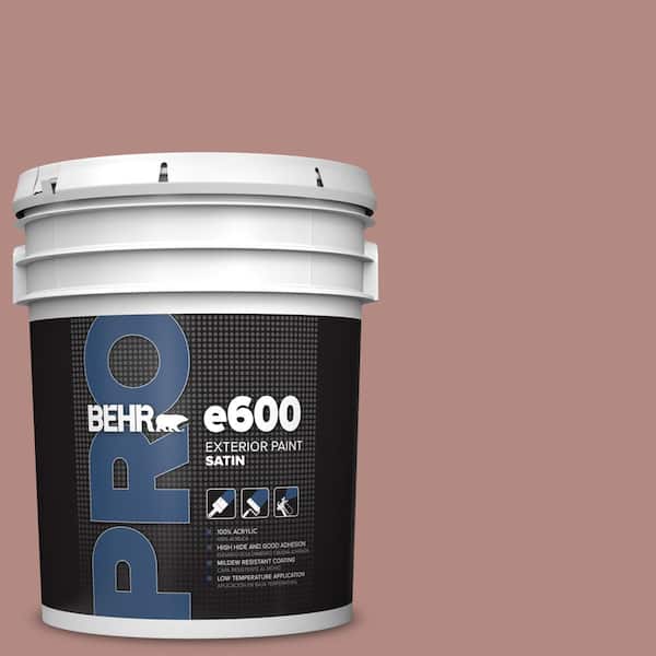 BEHR PRO 5 gal. #190F-4 Warm Comfort Satin Exterior Paint