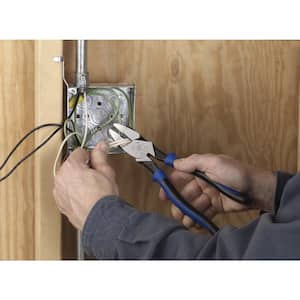 9 in. Journeyman High Leverage Side Cutting Pliers for Heavy Duty Cutting