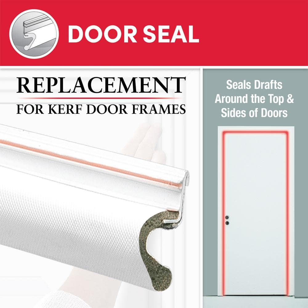 Kerf door-frame seal, 81 in, white product view 2