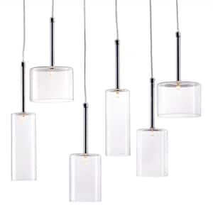 Julia 13 in. Clear Indoor Ceiling Lamp