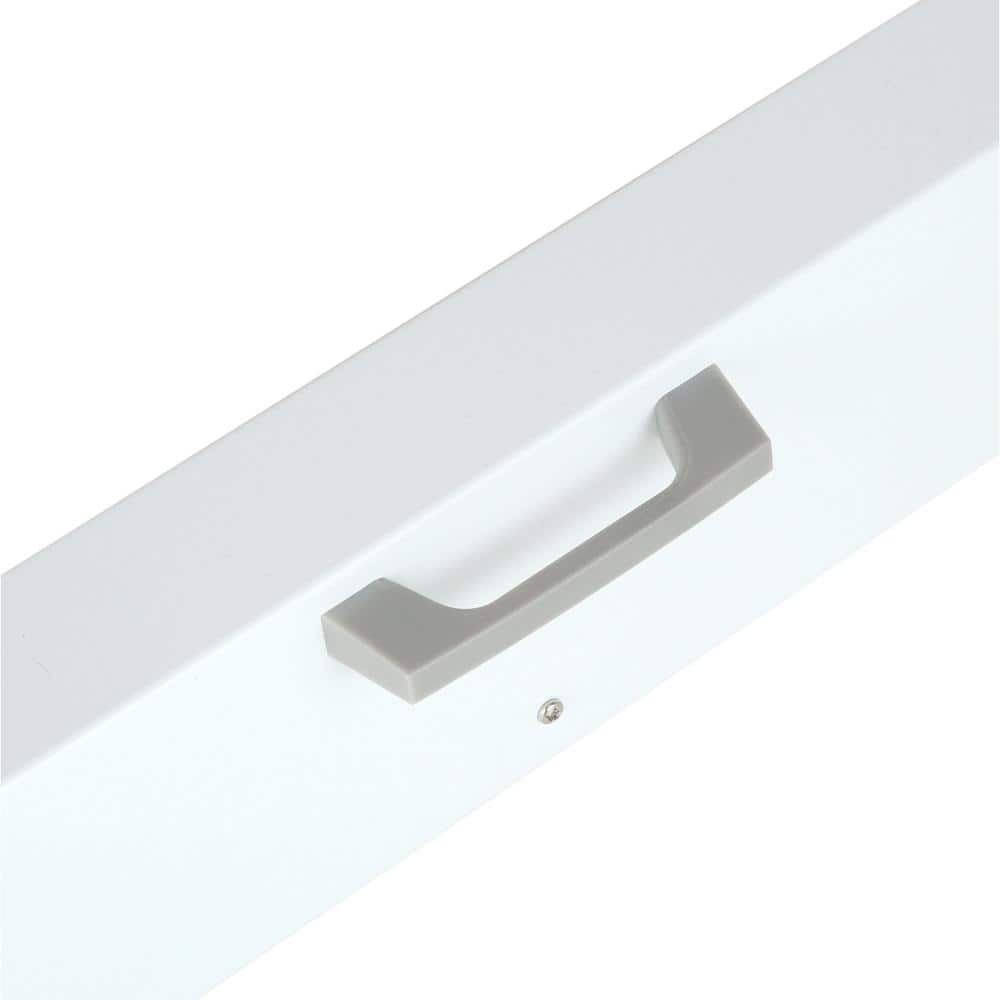 White 4-Foot Electric Convection Baseboard Heater with Thermostat