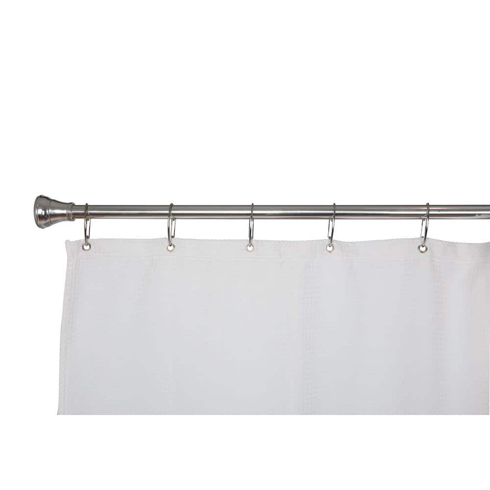 Chrome Rustproof Zinc Shower Curtain Rings Set of 12