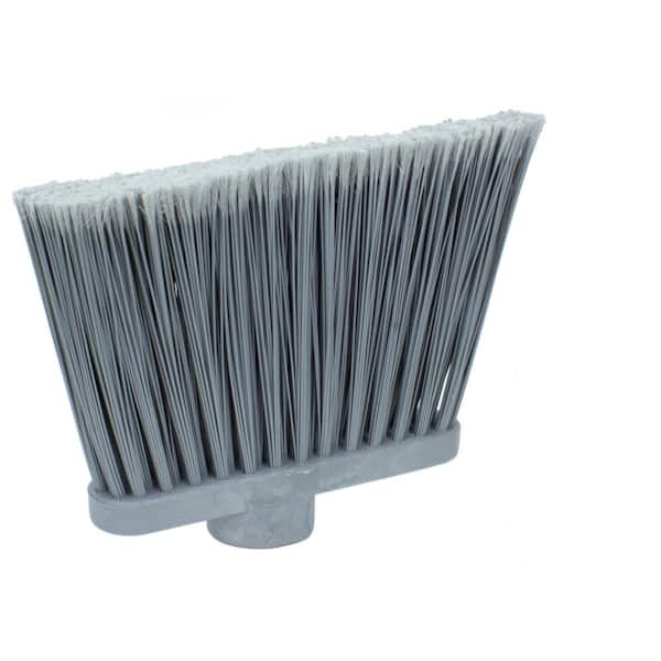 CFS Brands 36867EC23 Sparta 12 in. Gray Polypropylene Flagged Upright Broom Head (12-Pack) - 2