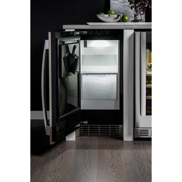 UHNP315-SS01A U-Line 15 Nugget Ice Maker with Interior Water