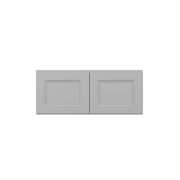 Kunal Kitchens Rockingham Recessed 36 in. W x 15 in. H x 12 in. D in Painted Stratus Plywood Assembled Wall Cabinet