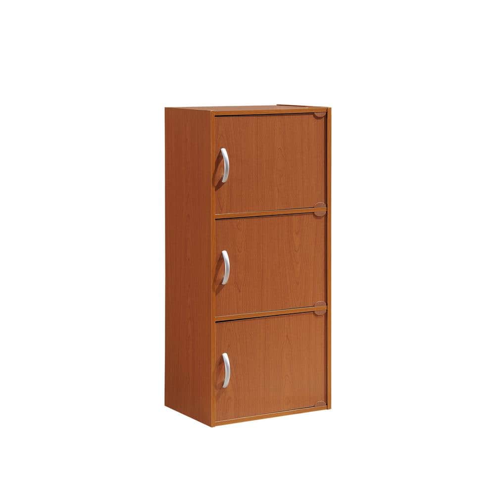 Versatile Kids' Black Storage Cabinet with Cubes and Doors