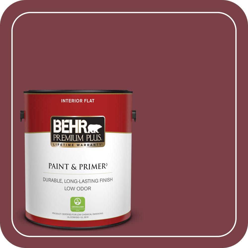 1 gal. #PPU1-13 Spiced Wine Flat Low Odor Interior Paint & Primer price history on PriceWatchPro