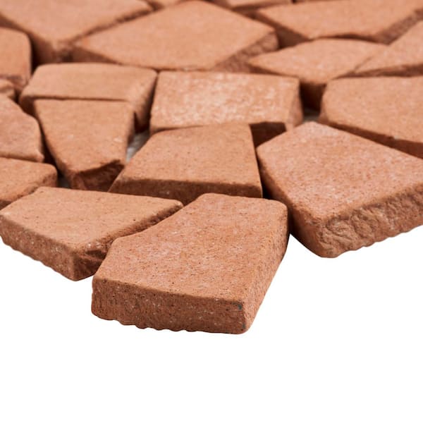 Ivy Hill Tile Toscana Terracotta 3 in. x 0.55 in. Piazza Matte