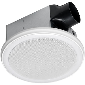 110 CFM Ceiling Mount Bathroom Exhaust Fan with Bluetooth Speakers and LED Light