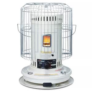 23,500 BTU White Kerosene Portable Convection Indoor and Outdoor Space Heater