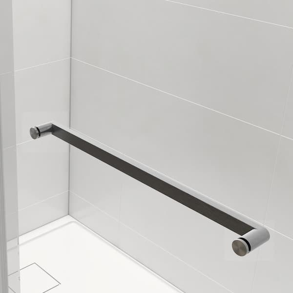 ELEGANT Sliding Shower Door 48 in. W x 76 in. H Sliding Shower Enclosure  with 3/8 in. Clear Tempered…See more ELEGANT Sliding Shower Door 48 in. W x