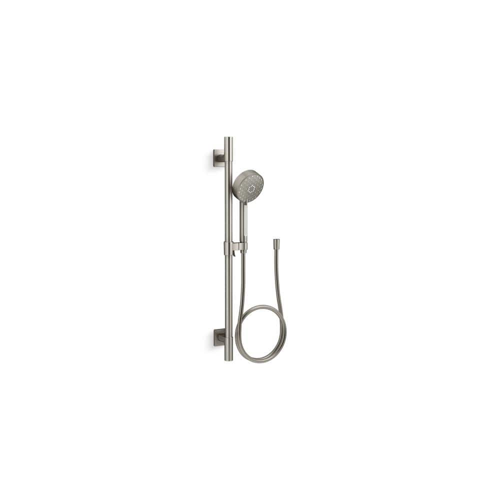 Awaken G110 4-Spray Wall Mount Handheld Shower Head with 2.5 GPM in Vibrant Brushed Nickel price history on PriceWatchPro