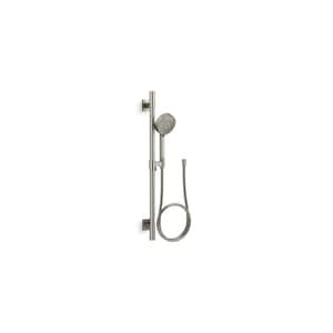 Awaken G110 4-Spray Wall Mount Handheld Shower Head with 2.5 GPM in Vibrant Brushed Nickel