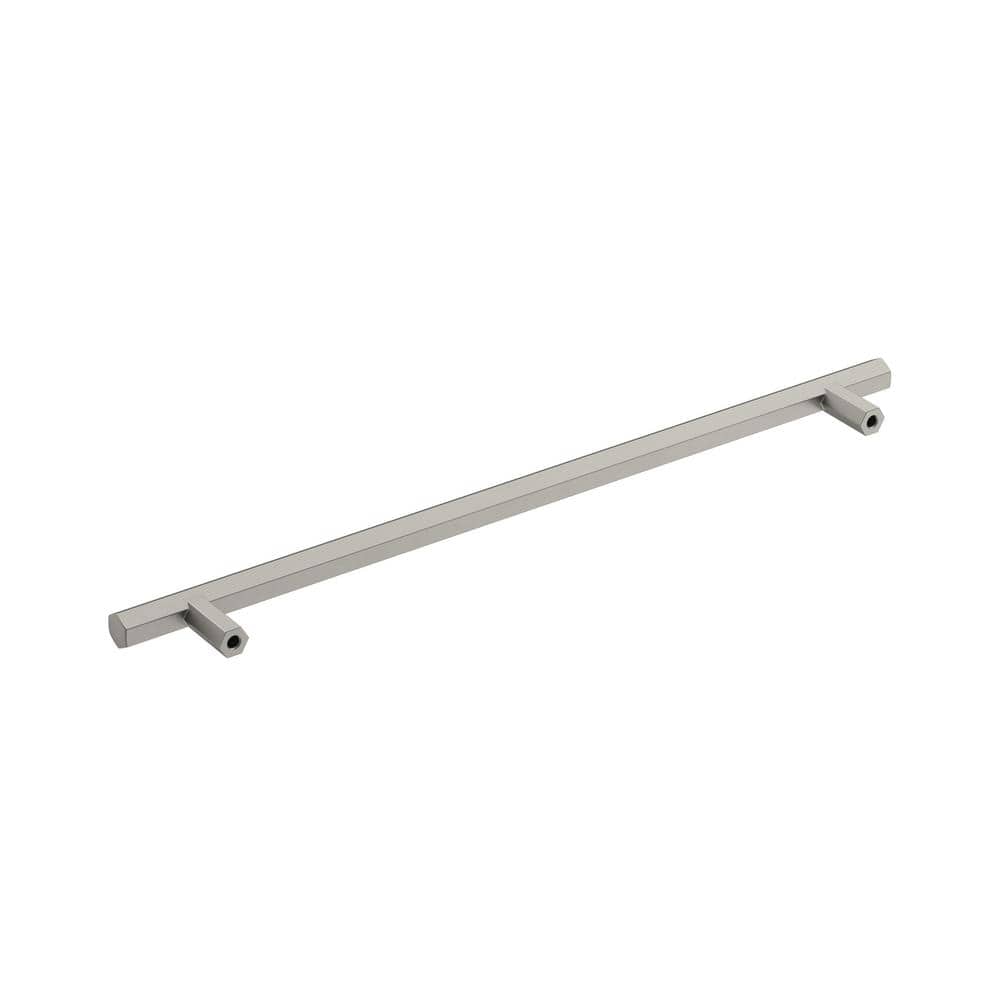 12-Inch Brushed Nickel Modern Cabinet Bar Pull