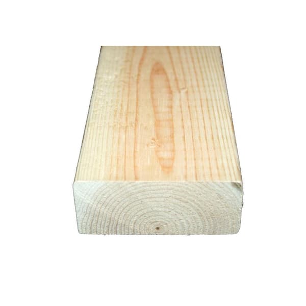 2 in. x 4 in. x 116 5/8 in. #2 Premium Grade Whitewood Stud