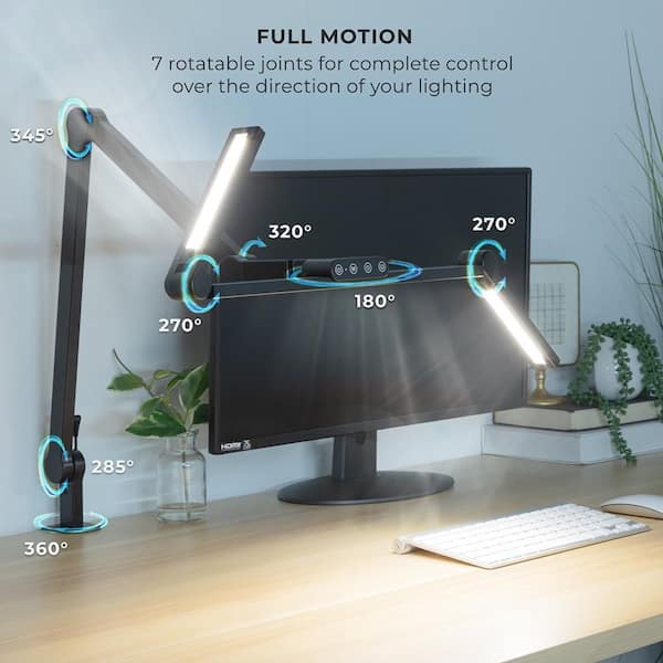 ルミナベッラ DEMAJO デマヨ BOA ペンダントライト ブラック mount-it! 29 in. Black Dimmable LED Desk Lamp with Adjustable