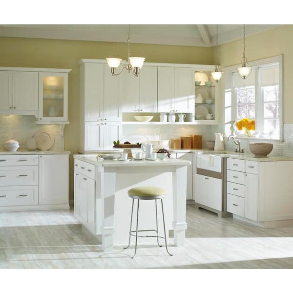Madison Collection 1-Light Brushed Nickel Pendant with Etched Glass