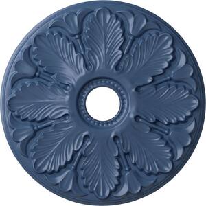 24-1/2" x 3-1/2" ID x 1" Milan Urethane Ceiling Medallion (Fits Canopies upto 4-5/8"), Hand-Painted Americana