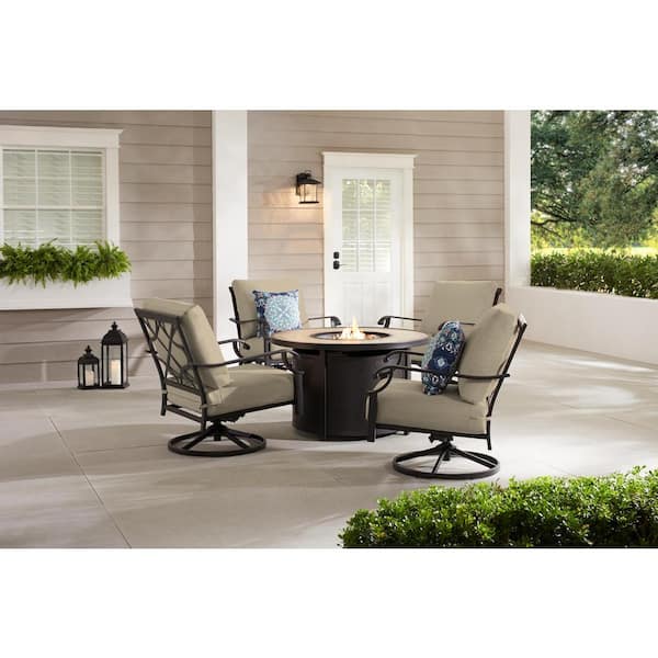 Laurel oaks steel 4 2025 piece deep seating set